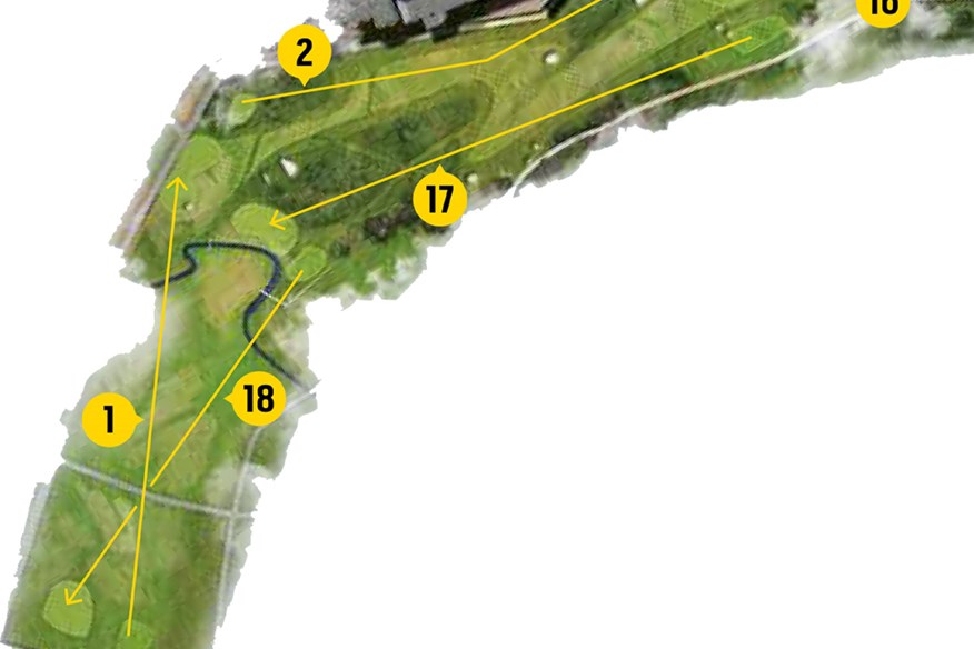 The 17th and 18th holes played differently on the Old Course's original design, with no hotel to play over on 17!