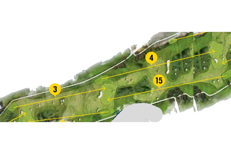 The 3rd and 4th holes on the original layout of the Old Course at St Andrews played differently to the course we know today.