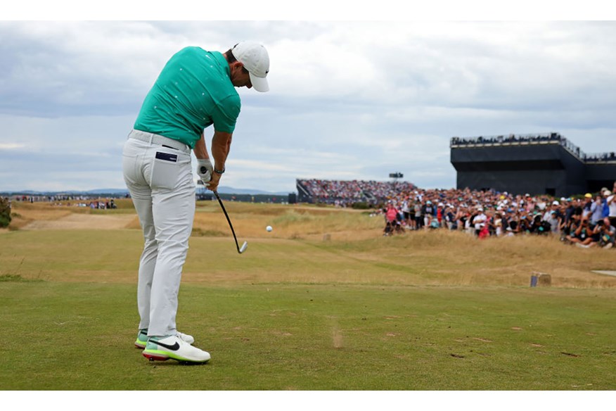 Players often use a driving iron on links courses