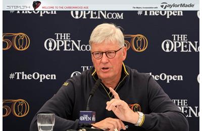 R&A Chief Executive Martin Slumbers speaks to the media ahead of the 150th Open.