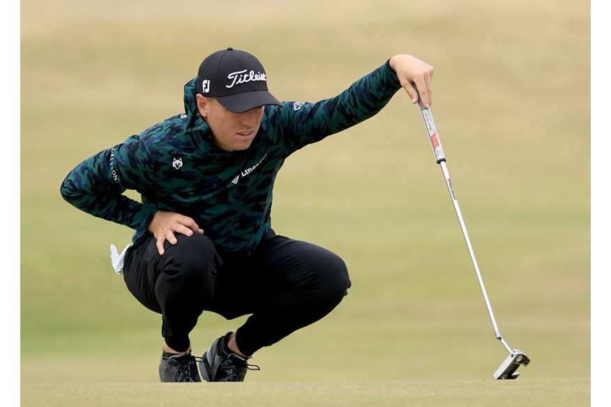 Justin Thomas drew plenty of attention with his Greyson hoodie at The Open.