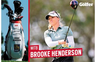 Brooke Henderson's What's in the bag.