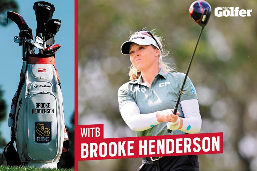 Brooke Henderson's What's in the bag.