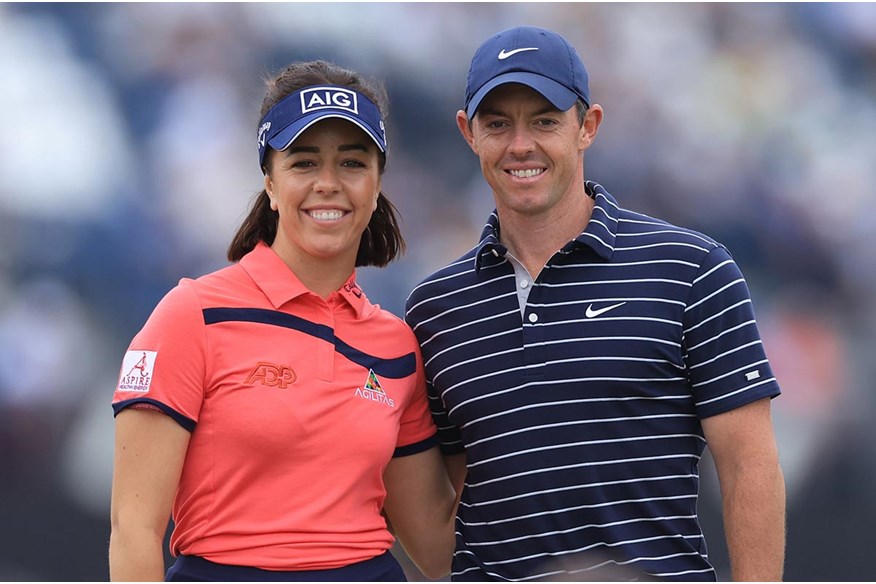 Georgia Hall has been getting putting advice from Rory McIlroy.