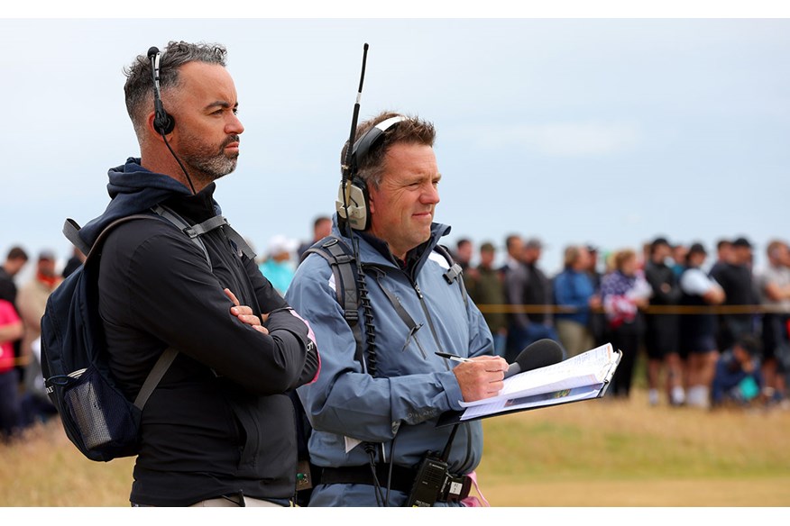 Alister-Bruce Ball commentating on the live action alongside Zane Scotland.