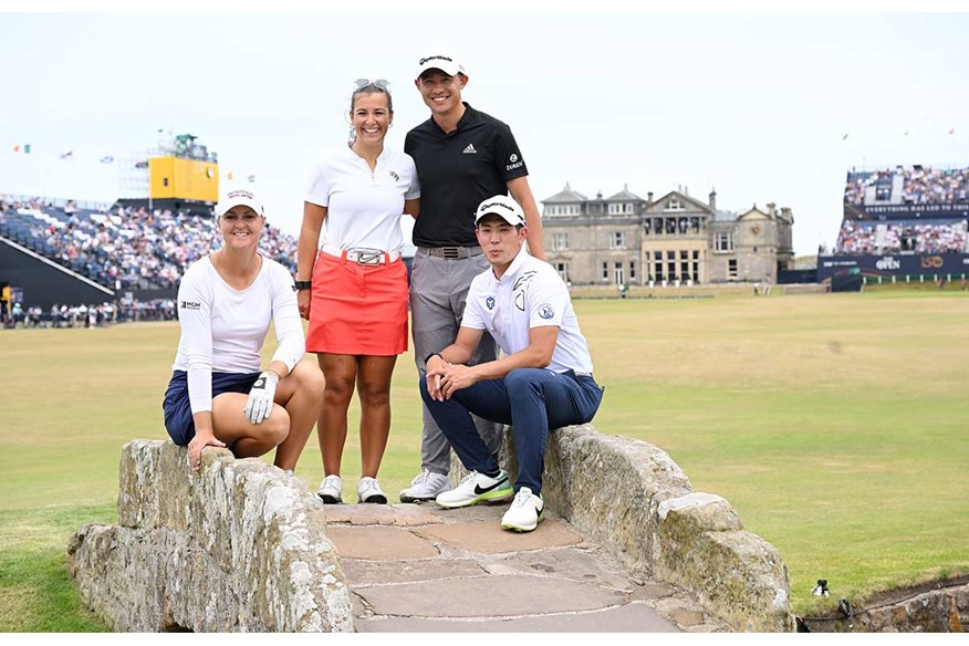 Anna Nordqvist played in the R&A Celebration of Champions event at St Andrews.