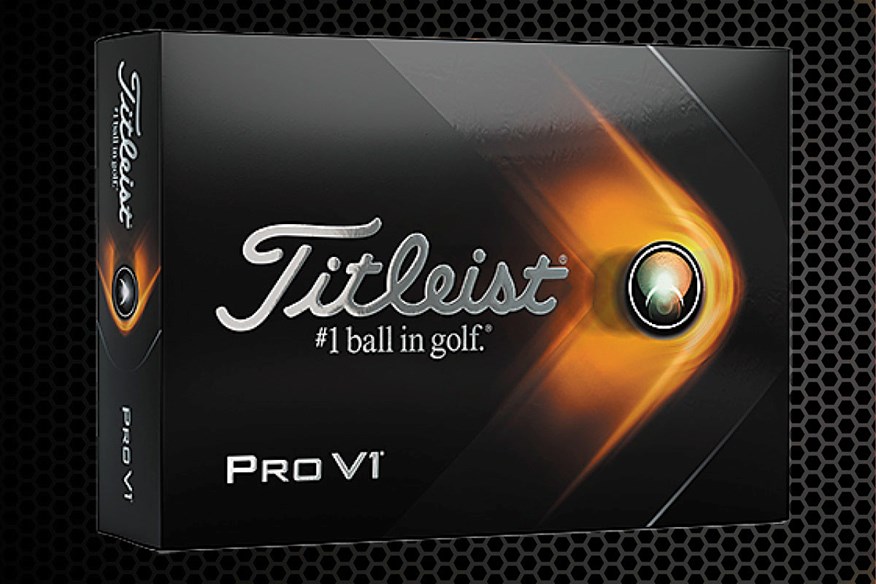 Titleist Pro V1 golf ball.