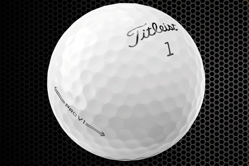 Titleist Pro V1 golf ball.