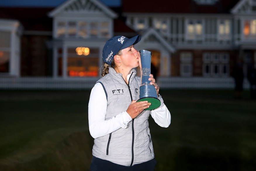 Ashleigh Buhai won the AIG Women's Open at Muirfield.