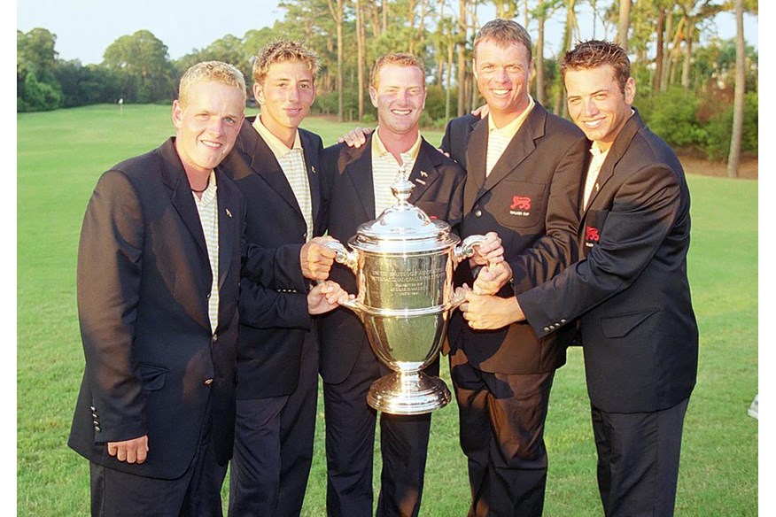 Luke Donald won the Walker Cup alongside Jamie Elson, Richard McEvoy, Gary Wolstenholme and Nick Dougherty.