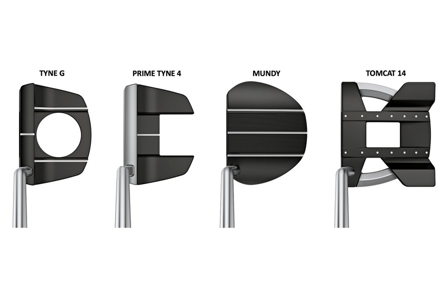 Ping 2023 putters with a golf ball width alignment feature