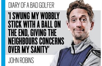 John Robins has found a way to fix his golf swing.