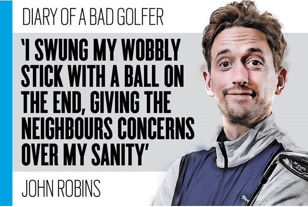 John Robins has found a way to fix his golf swing.