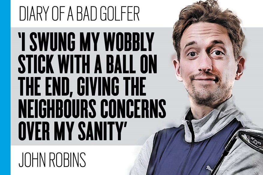 John Robins has found a way to fix his golf swing.