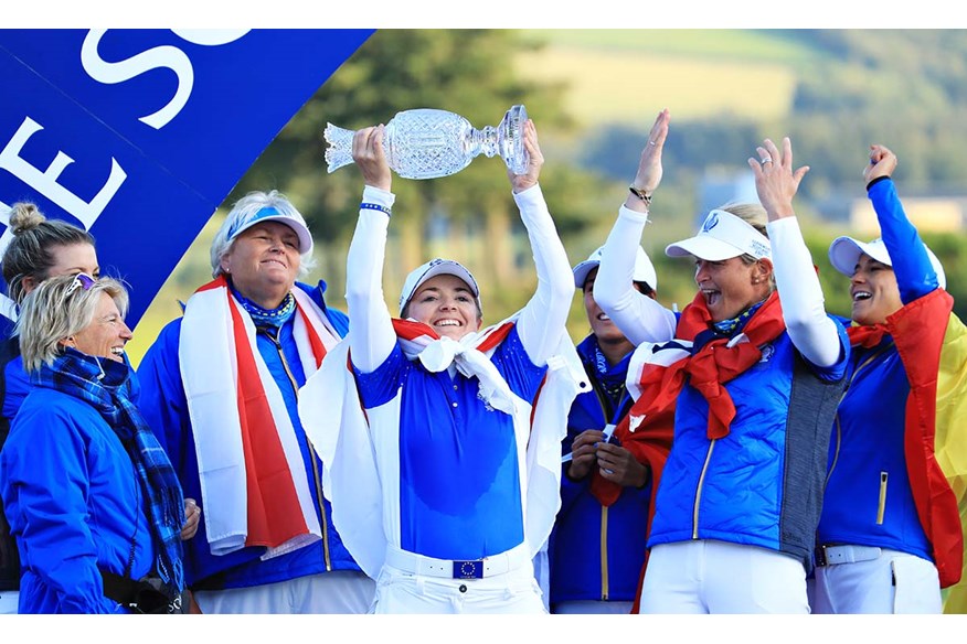 Bronte Law was part of the victorious Solheim Cup team in 2019.