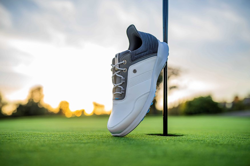 The new Stratos headlines FootJoy's AW 2022 golf shoes collection.