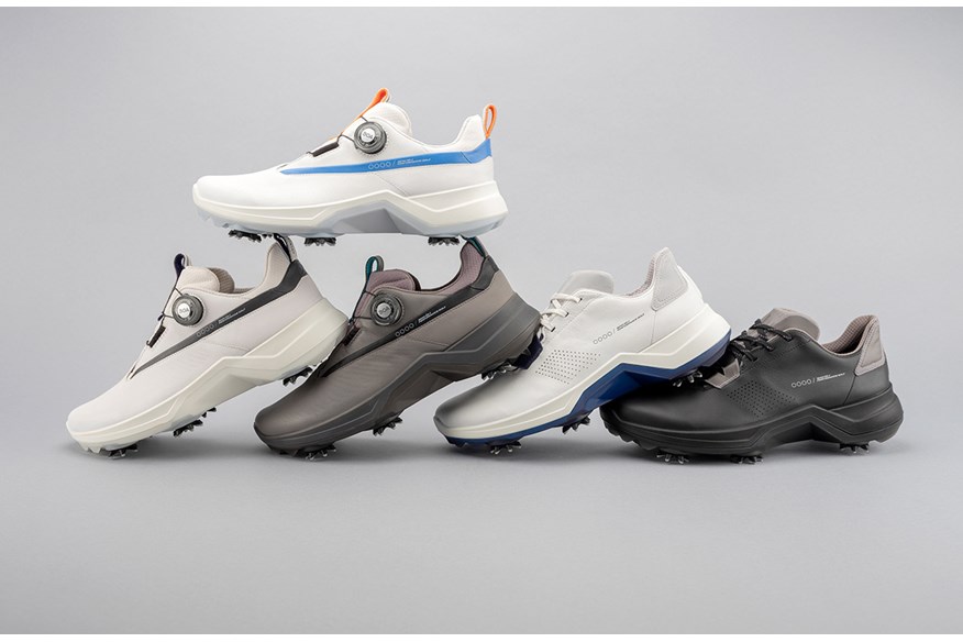 The new Ecco Biom G5 golf shoes.