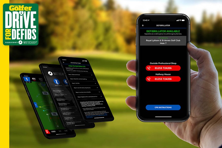 The free Motocaddy app offers CPR advice.