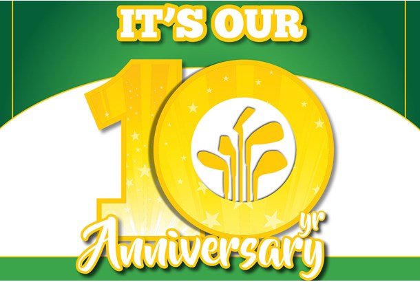 golfclubs4cash are celebrating their 10-year anniversary