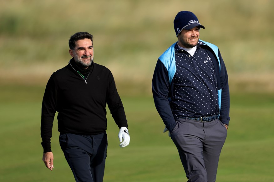 Peter Uihlein played at the 2023 Alfred Dunhill Links Championship with LIV Golf Chairman and PIF Governor Yasir Al-Rumayyan