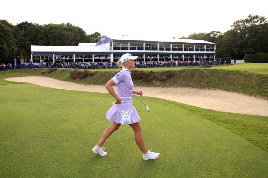 Charley Hull wears Adidas golf shoes