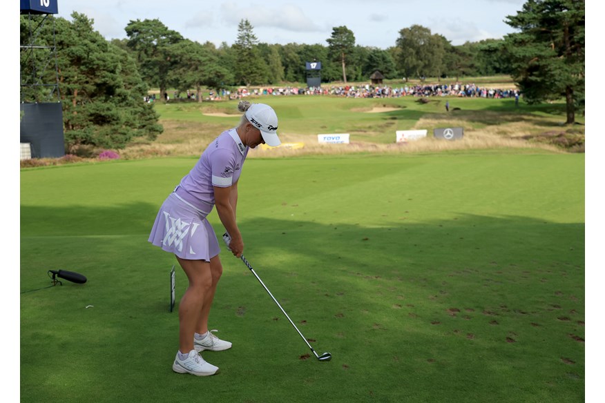 Charley Hull at the British Open 2023