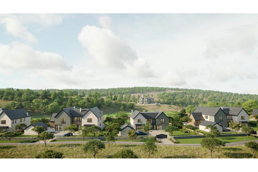 Homes are available on the Ury Estate in Scotland