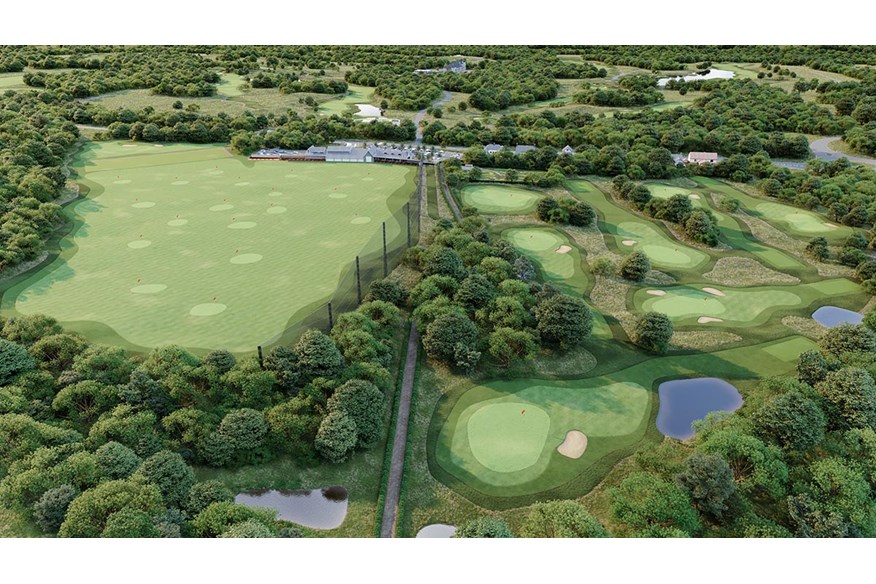 How the golf academy at Hulton Park would look.