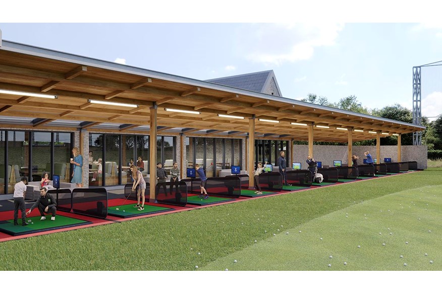 How the driving range at Hulton Park would look.