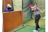 John has been getting some swing advice from his new podcast co-host, Andrew 'Beef' Johnston.