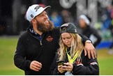 Andrew 'Beef' Johnston with wife Jodie.