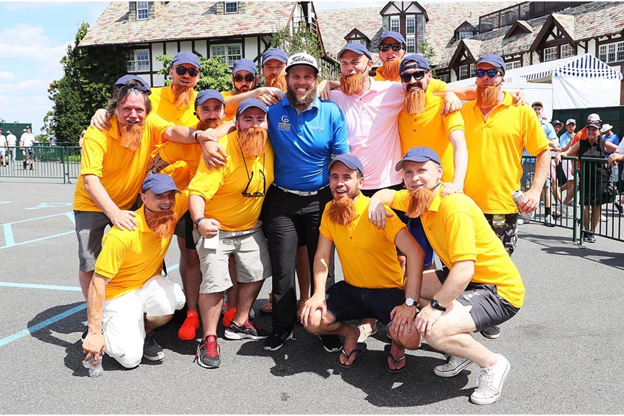 Andrew 'Beef' Johnston is a big hit with the fans.