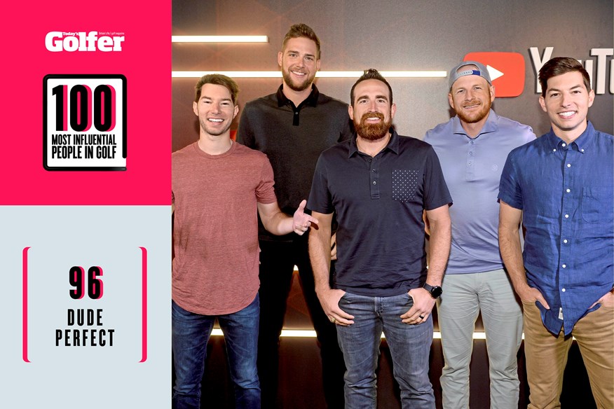 Dude Perfect are among the most influential people in golf