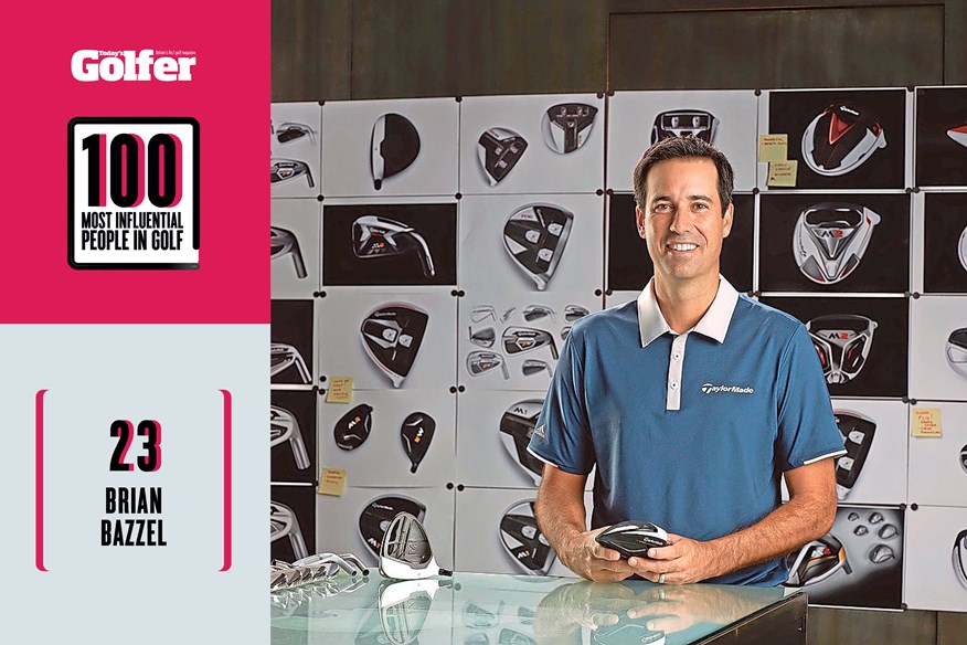 Brian Bazzel is the man who helps come up with TaylorMade's product ideas.