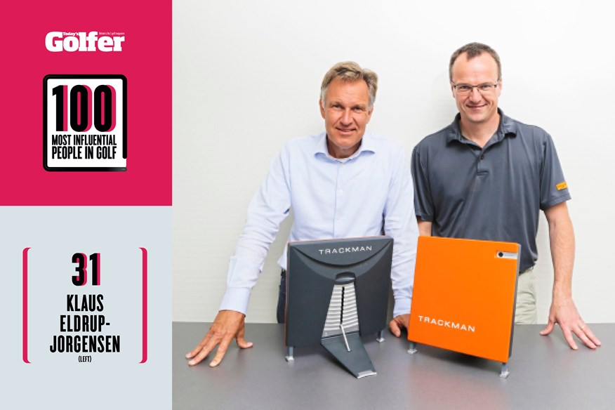 Klaus Eldrup-Jorgensen (left), is the boss of Trackman.