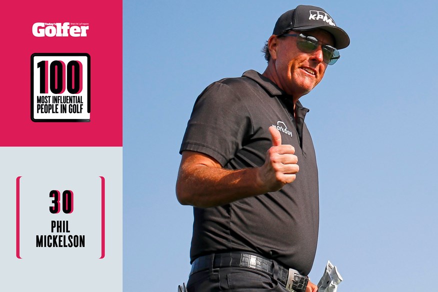 Phil Mickelson continues to be an influential figure in the world of golf.