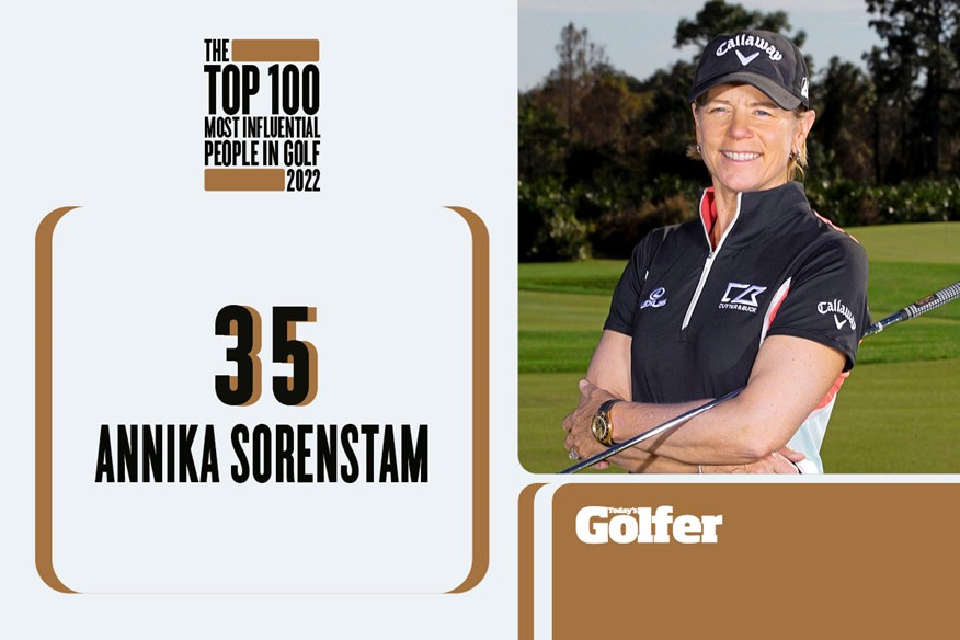 Annika Sorenstam is a legend of the game and continues to have huge influence over golf.