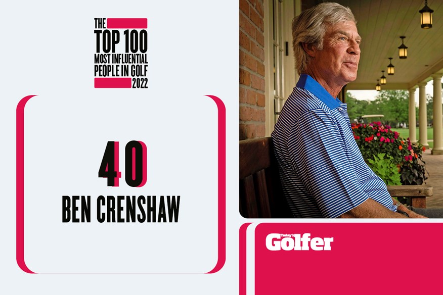 Ben Crenshaw is a golf architect and two-time Masters champion.