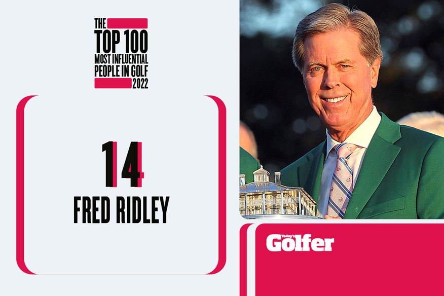 Fred Ridley is in charge at Augusta National.