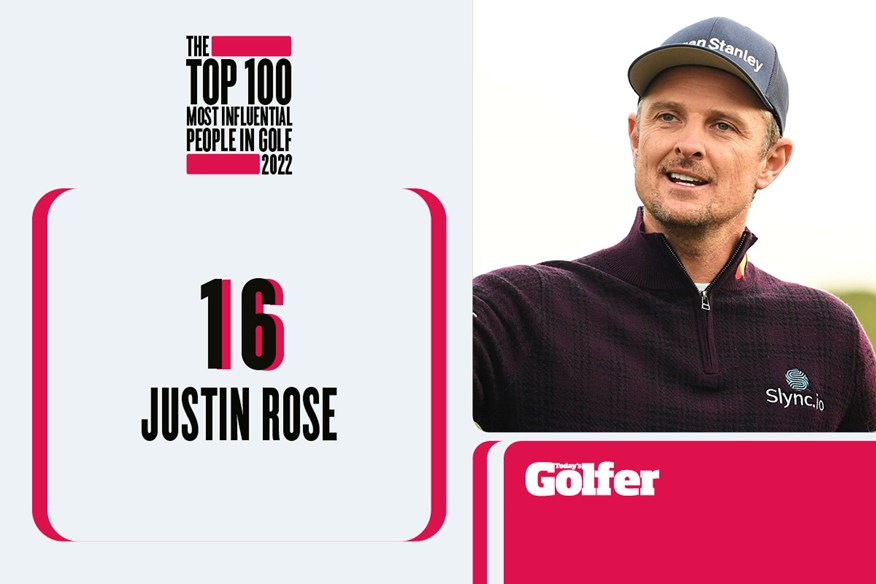 Justin Rose is proving particularly influential in the women's and junior games.