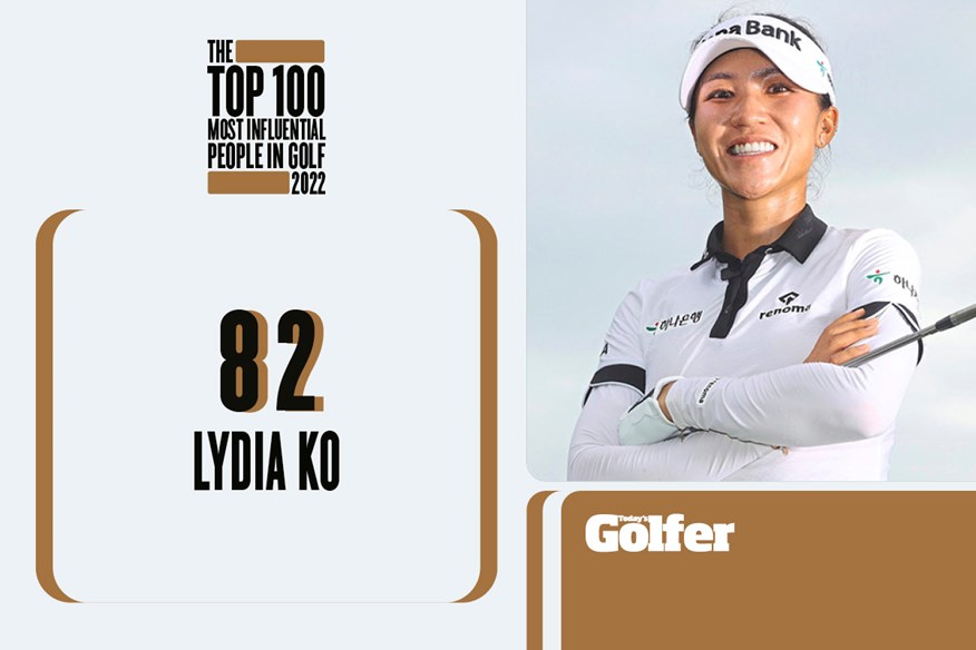 Lydia Ko is one of the most influential people in golf.