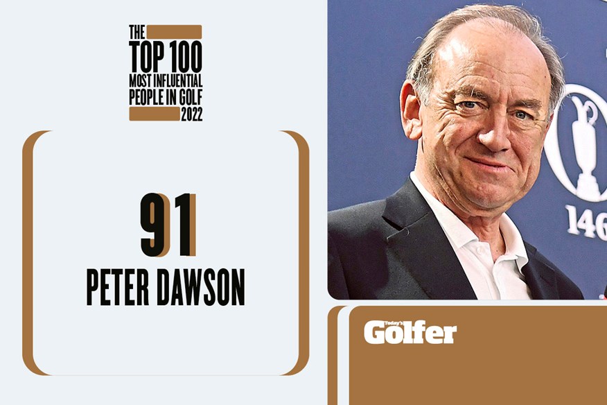 Peter Dawson is the chairman of the Official World Golf Rankings.