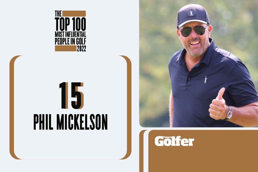 Phil Mickelson has had plenty of influence on the world of golf in 2022.