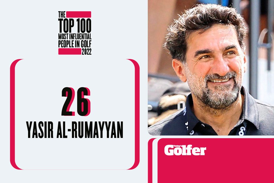 Yasir Al-Rumayyan is one of the most influential people in golf.