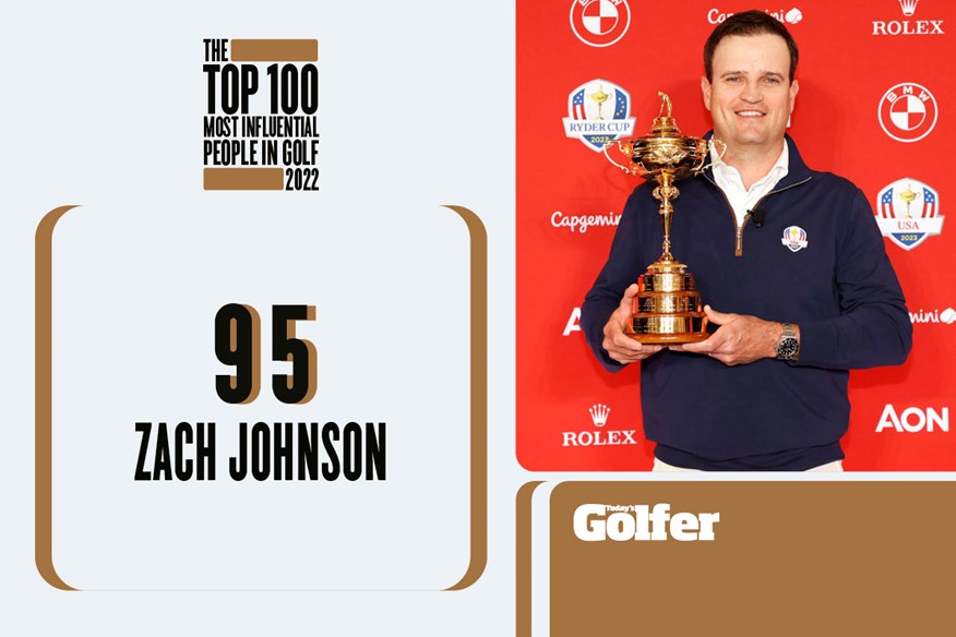 Zach Johnson is the USA's Ryder Cup captain.