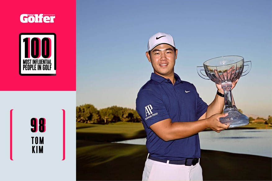 Tom Kim is one of the most influential people in golf