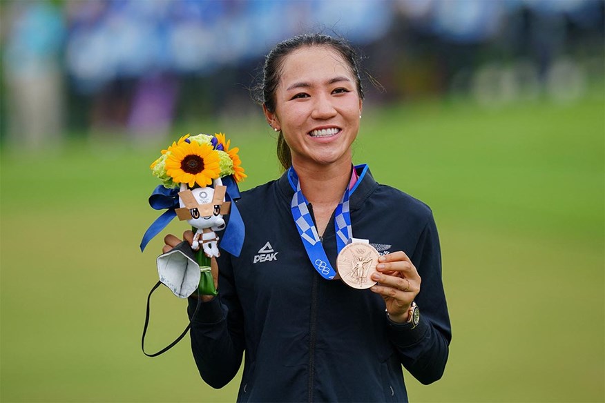 Lydia Ko at Tokyo Olympics.