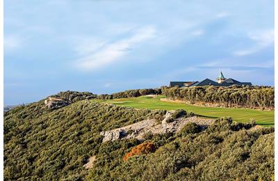 Michlifen Golf Resort Morocco last hole.