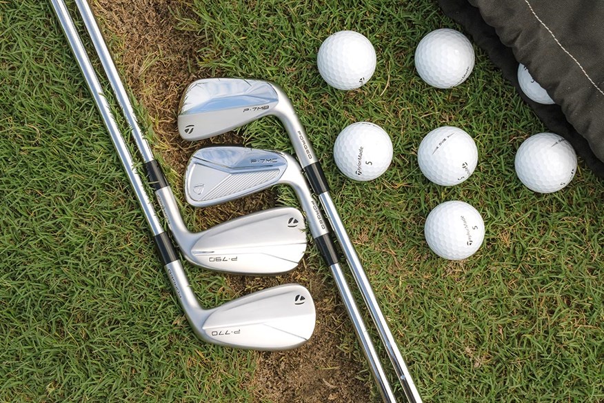 The new P7MB, P7MC, and P770 irons join the P790 in TaylorMade's P-Series for 2023.