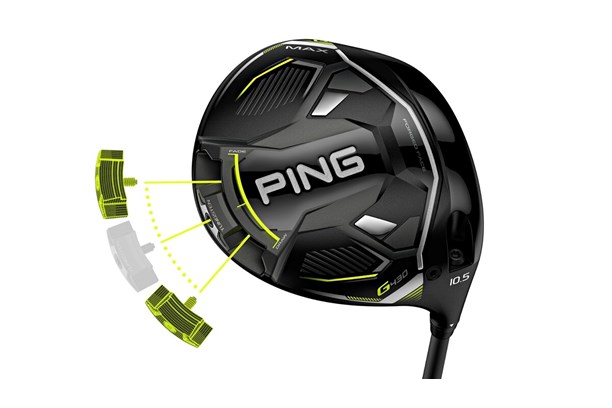 A graphic showing the Ping G430 drivers CG Shifter